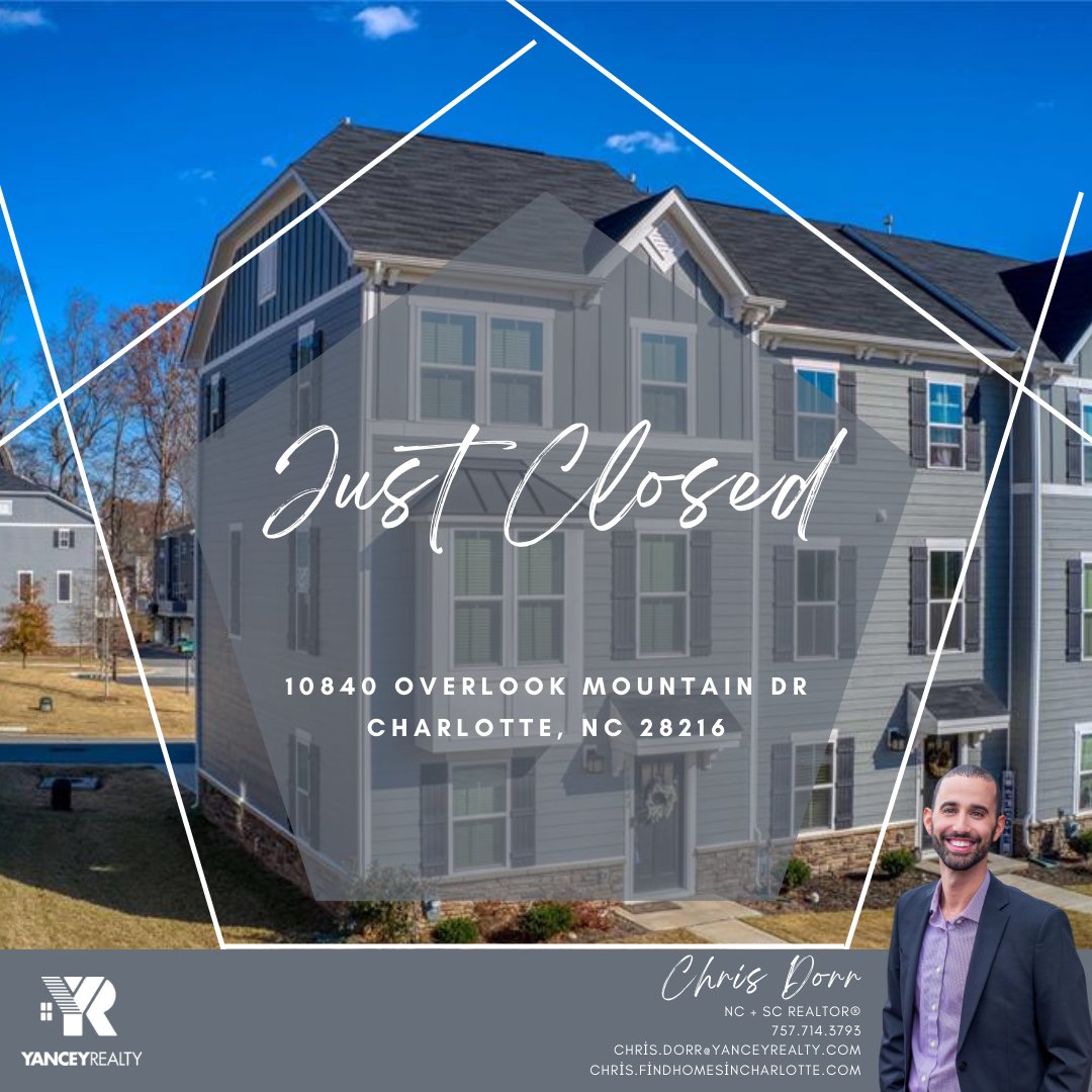 yancey_realty's tweet photo. Happy #closingday to Chris + his overjoyed buyers! This end unit #Charlotte townhome is a true charmer! #Congratulations everyone!
#townhomelife #endunit #closed #justclosed #welcomehome #curbappeal #happybuyers #buyersagent #yanceyrealty #ncrealtor #screaltor #homeowners #home https://t.co/OgzsB1Ax7x