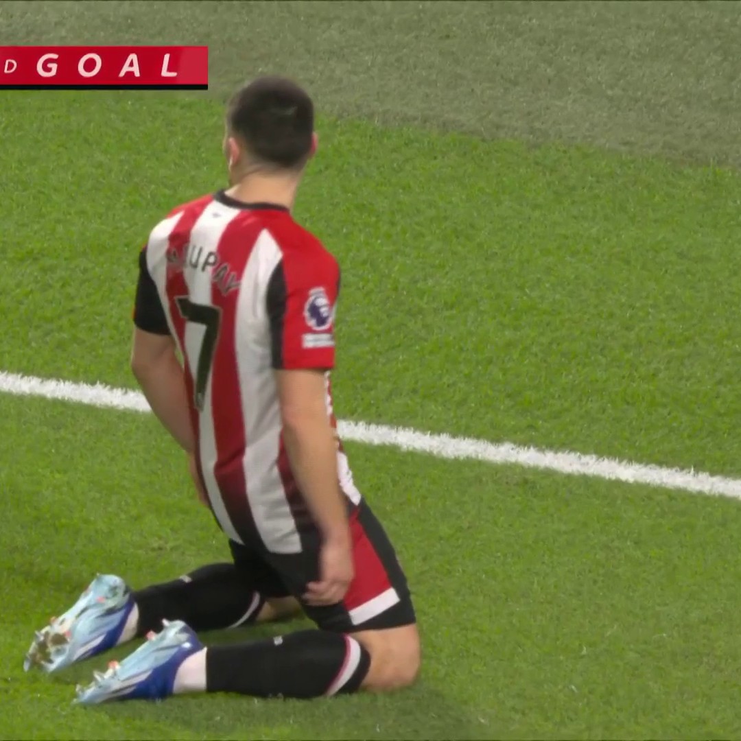 Brentford take a shock lead against Man City! Neal Maupay scores AGAIN in 2024!📺 @USANetwork