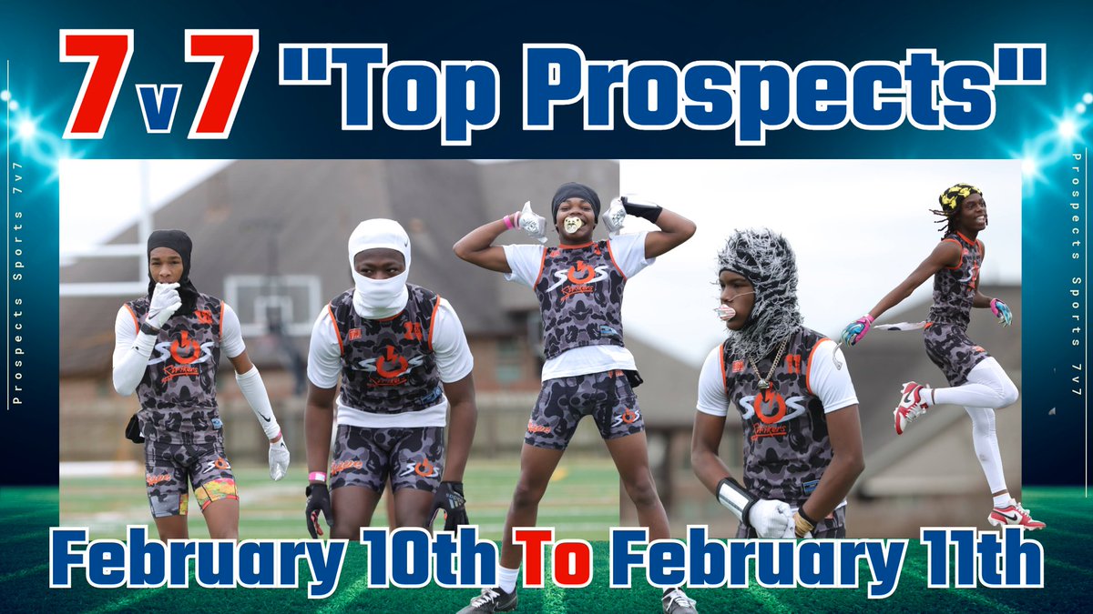 prospects7on7's tweet photo. Registration is LIVE on #ZortsApp for the showdown at Klein Cain High School,

Tournament Registration Details:

Date: February 10 to February 11, 2024

@EgyptKid5
@Wocenk
@IAMEPIC247
@1on1FlexZone https://t.co/8rvcr1spLU