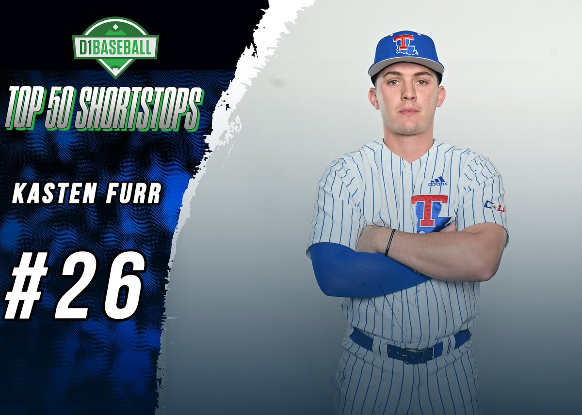 Diamond Dogs (@latechbsb) on Twitter photo Another list, another Bulldog added ‼️
Kasten Furr made <a href="/d1baseball/">D1Baseball</a> Top 50 Shortstops
#JYD 🐶 Another list, another Bulldog added ‼️
Kasten Furr made <a href="/d1baseball/">D1Baseball</a> Top 50 Shortstops
#JYD 🐶