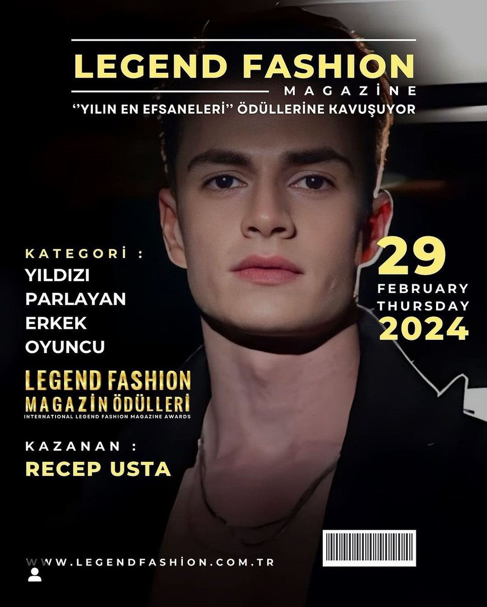 Legend Fashion Magazine
“Yılın En Efsaneleri Ödül Töreni’nde #MelisMinkari ve #RecepUsta
“Yıldızı Parlayan Oyuncu” ödülünü aldı.👏

#Kardeşlerim #AyBer