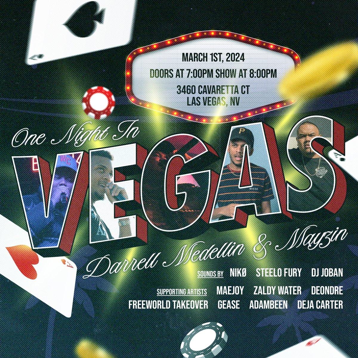 MARCH 1ST! flyer by my dawg <a href="/veeejzilla/">$VEEEJ</a> thespacelv.com/event/one-nigh…