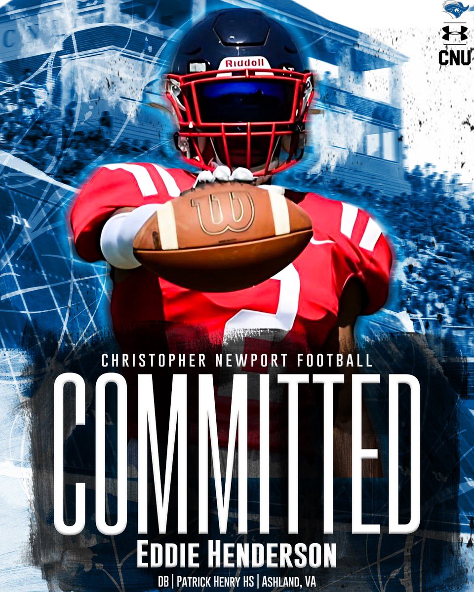 COMMITTED‼️‼️<a href="/runthetriple/">Matt McLeod</a> <a href="/coachpcrowley/">Paul Crowley</a> <a href="/cnu_football/">CNU Football</a> 
#CNU #GOCAPTAINS ⚓️⚪️🔵