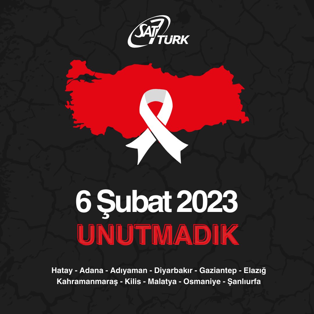 6.2.2023 04:17 Unutmadık! #deprem #earthquake #hatay #kahramanmaraş #şanlıurfa #elazığ #kilis #osmaniye #adana #gaziantep #adıyaman #malatya #diyarbakır #DepremiUnutma #6subat #6subat2023