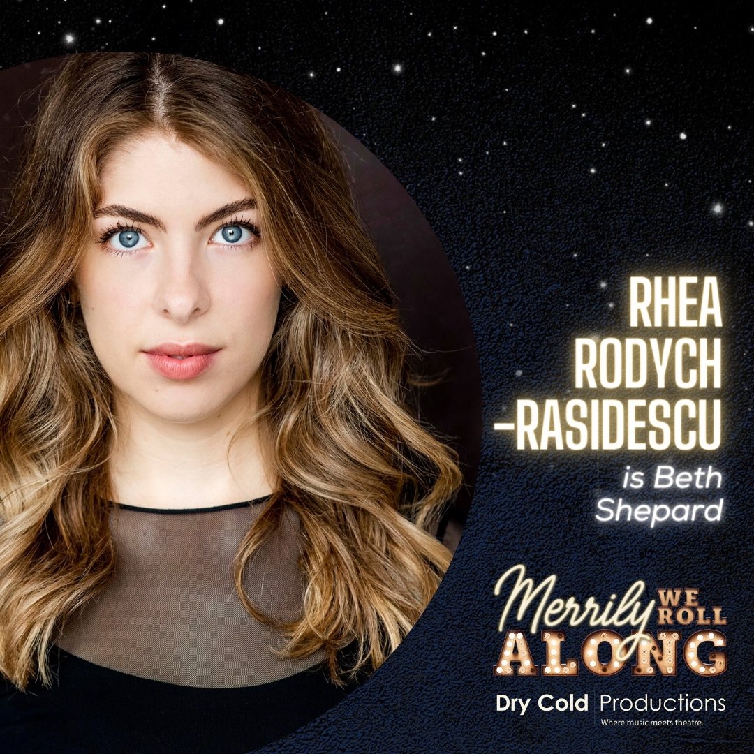 DryColdP's tweet photo. Rolling right along with more incredible actors that will grace our merry stage this May in Merrily We Roll Along! 🤩

💫 Catherine Wreford is Gussie Carnegie
💫 Kevin McIntyre is Joe Josephson 
💫 Rhea Rodych-Rasidescu is Beth Shepard https://t.co/TKc5Xy4uN8