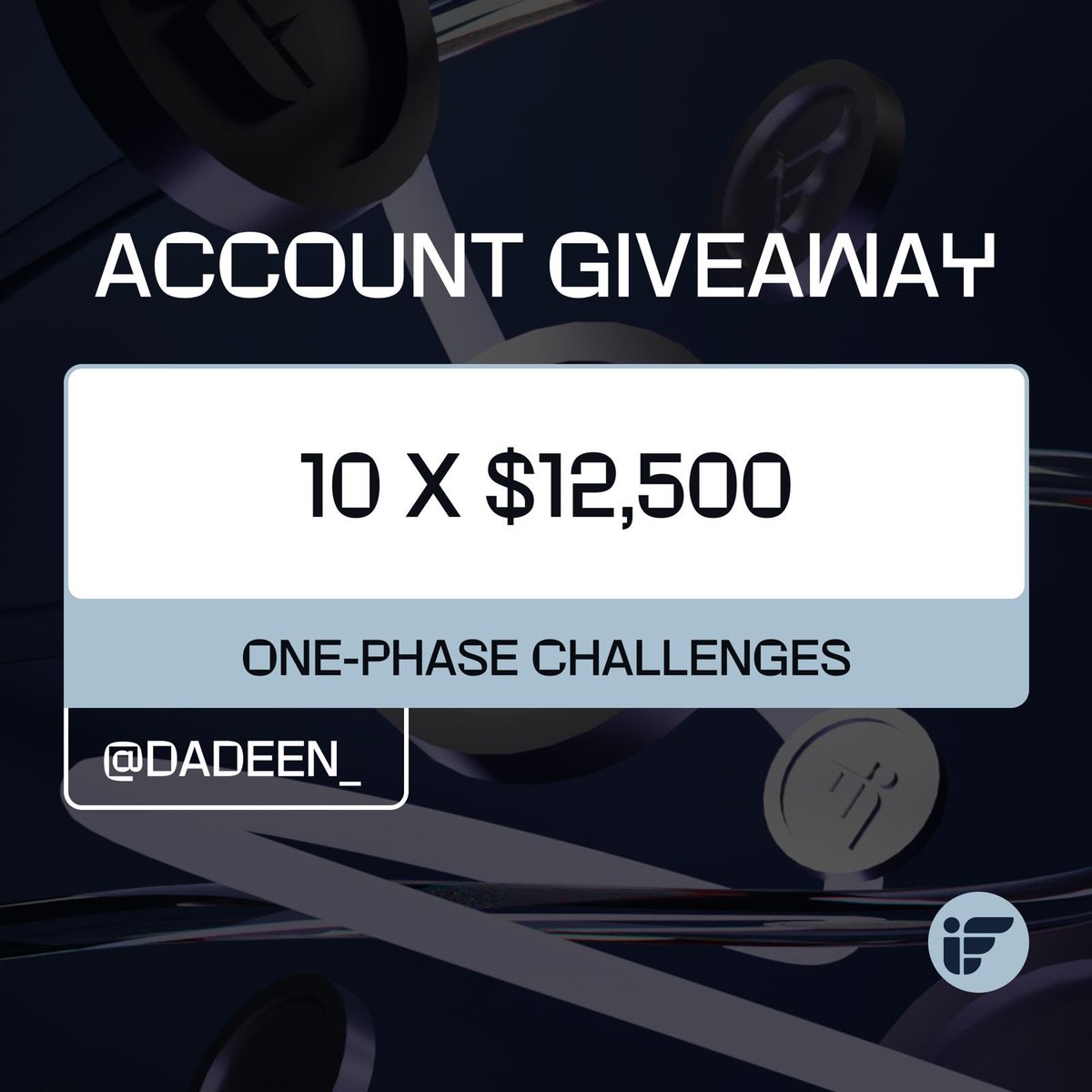 GIVEAWAY ALERT 🔥🔥🔥

I’m giving away 10 × $12500 One-Phase Challenge Accounts by <a href="/InstantFunding_/">Instant Funding</a>

To participate, you must be following:
<a href="/InstantFunding_/">Instant Funding</a>
<a href="/LewisM_IF/">Lewis | Instant Funding CEO</a>
@sisoncapital
Also like, repost and tag 3 traders ASAP.

Don't forget to follow @sultan_sarki <a href="/speedouFx/">Speedou</a>