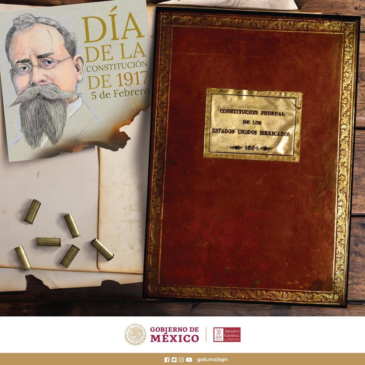 AGNMex's tweet photo. La constitución de 1824 fue el primer ordenamiento jurídico que proclamó a México como un país libre e independiente. Estableció que su forma de gobierno sería republicano, representativo y federal, el cual quedaría dividido en tres poderes: legislativo, ejecutivo y judicial. https://t.co/Dtl7pzdZec