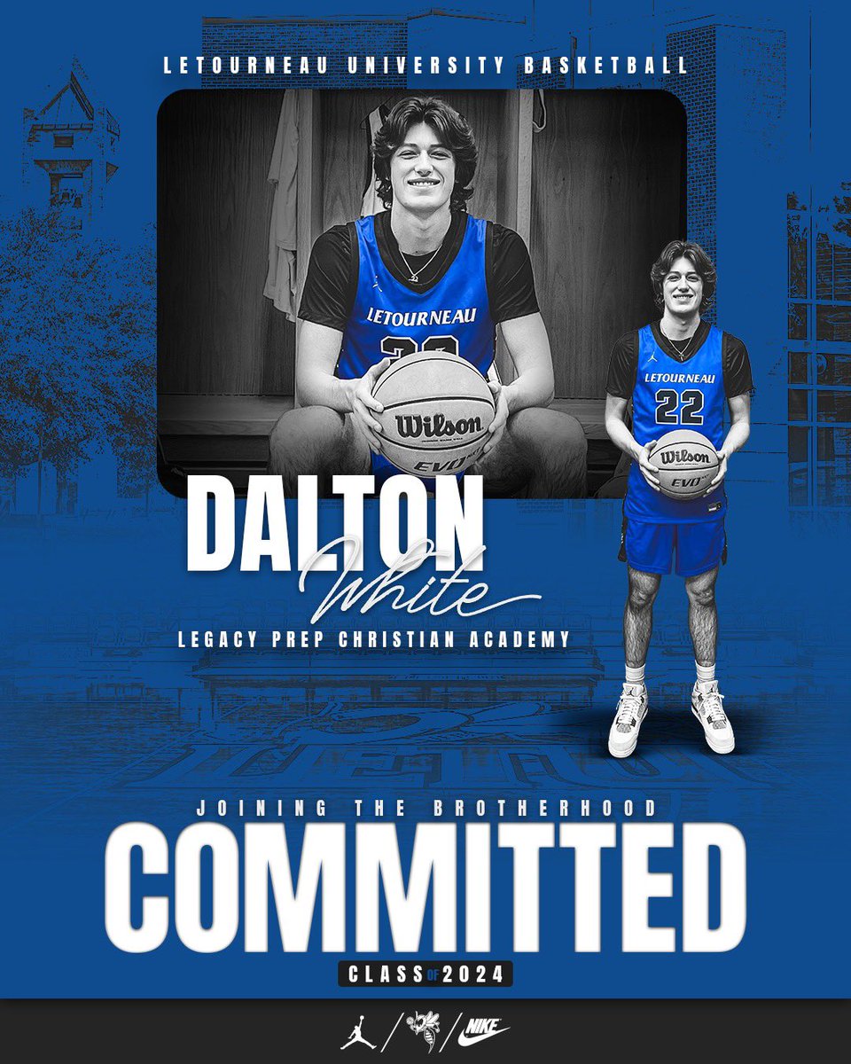 Dalton White (@dalton_white22) on Twitter photo 100% COMMITTED to the #LETUBrotherhood <a href="/LETUMBB/">LETU Basketball</a> π΅π‘
Thank you <a href="/james_wallace5/">James Wallace</a> <a href="/CoachWallace30/">Joel βJβ Wallace</a> for the opportunity!
Letβs get to work!! 100% COMMITTED to the #LETUBrotherhood <a href="/LETUMBB/">LETU Basketball</a> π΅π‘
Thank you <a href="/james_wallace5/">James Wallace</a> <a href="/CoachWallace30/">Joel βJβ Wallace</a> for the opportunity!
Letβs get to work!!