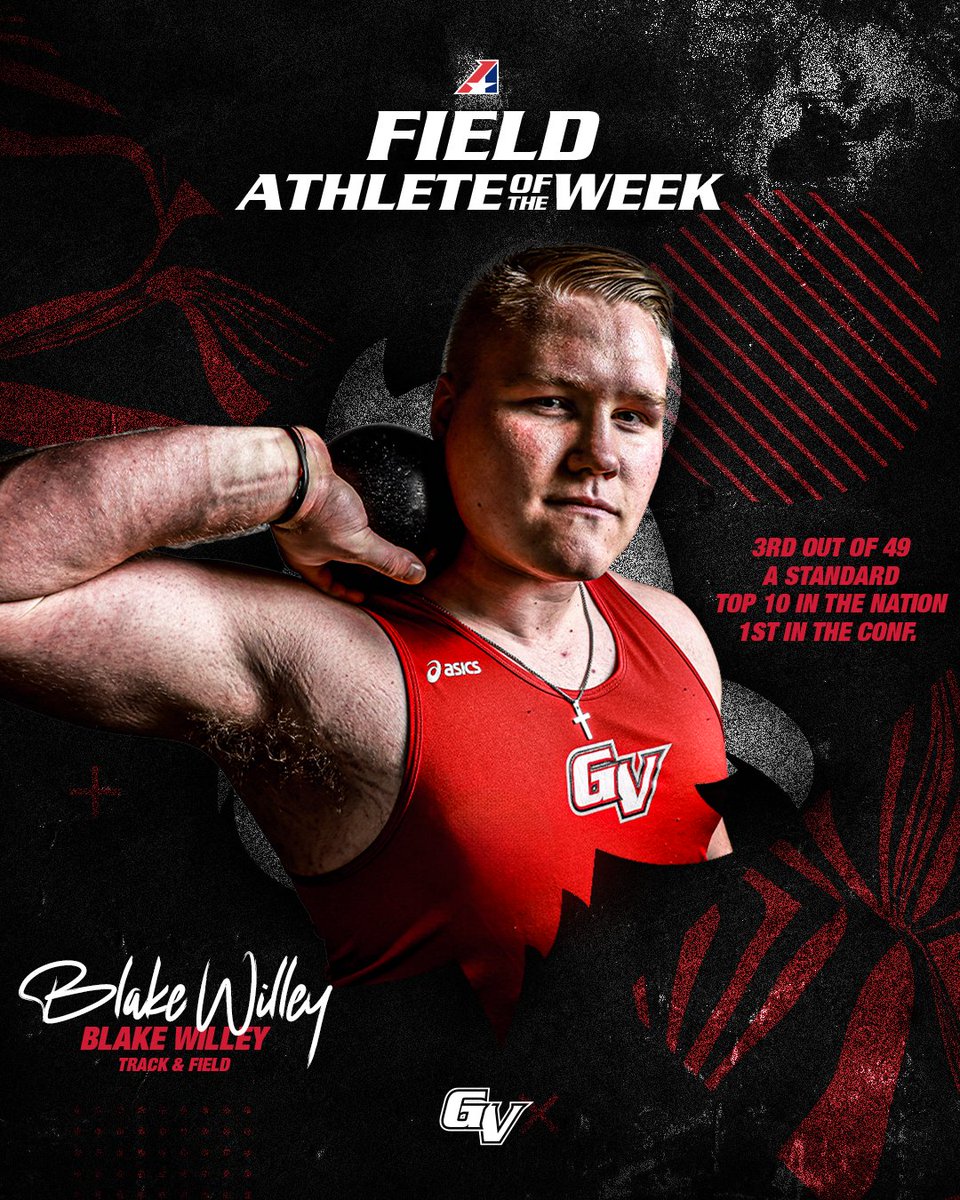 𝙁𝙄𝙀𝙇𝘿 𝘼𝙏𝙃𝙇𝙀𝙏𝙀 𝙊𝙁 𝙏𝙃𝙀 𝙒𝙀𝙀𝙆 🤩

Congratulations to Blake Willey for earning Heart Field Athlete of the Week after placing 3rd in the Bearcat Open while hitting another A standard! 

#Voyage2Viktory