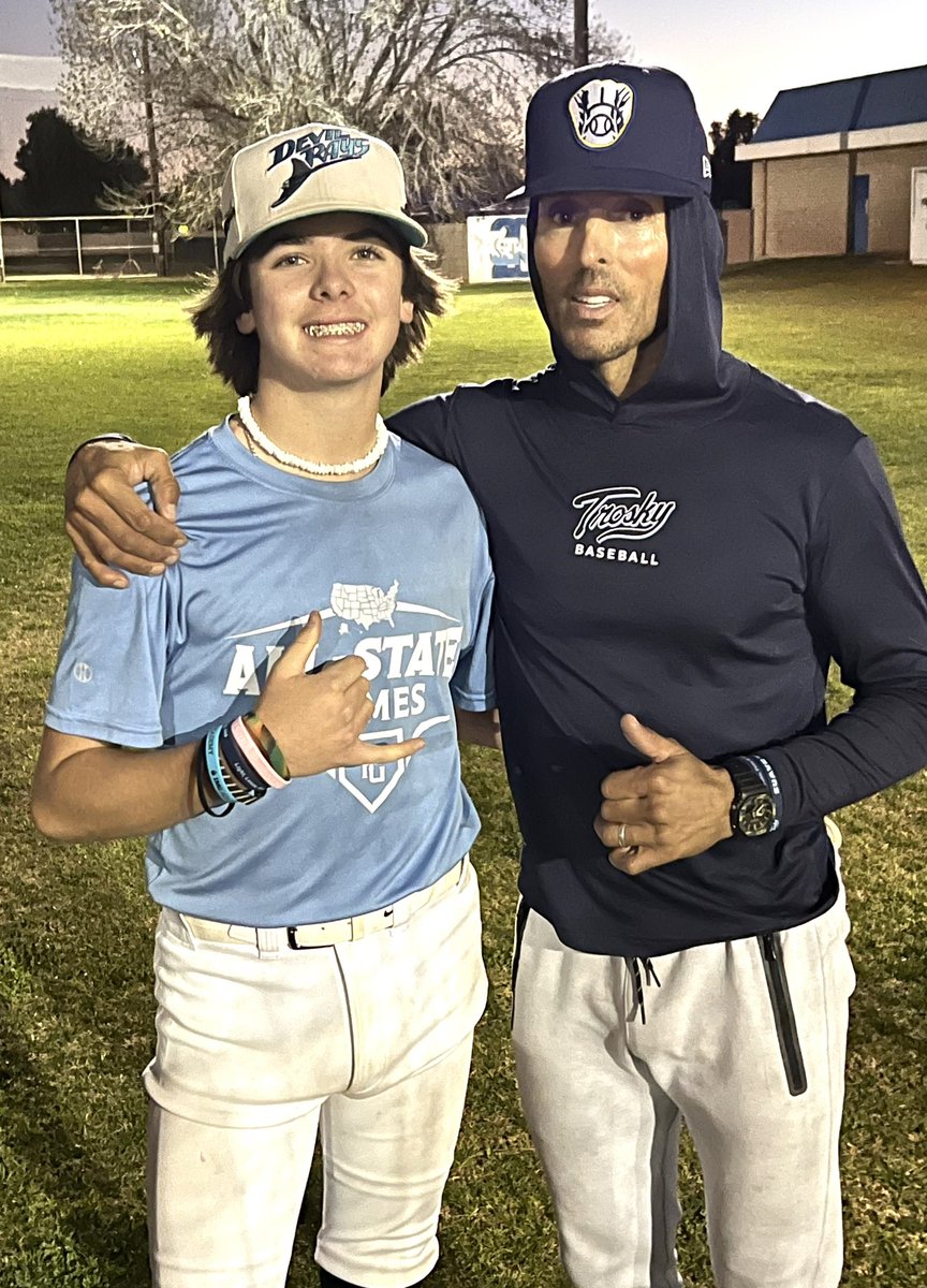 DavisStrange7's tweet photo. Had the privilege to work with the best! Thank you @NateTrosky for the great teaching and mentorship at your Elite Infield Camp. Better every day. @TroskyBaseball @ACBaseballGames @Brewers
#suave #zen3 #GYMR #6TN
@prospectdugout @nextlevelbb @d1baseball @hardy03bsbl https://t.co/qSVD8GGysA