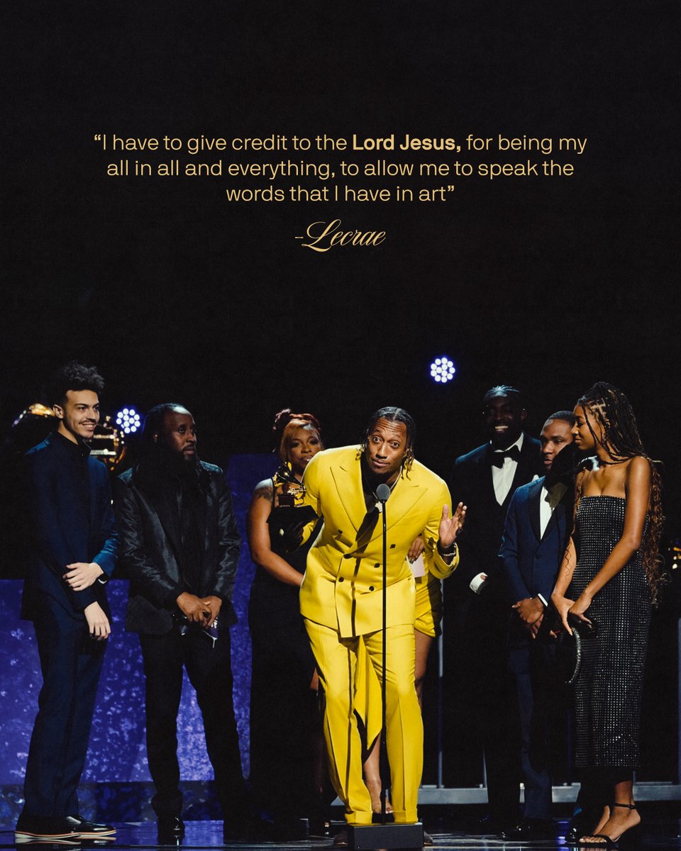 reachrecords's tweet photo. @lecrae #GRAMMYs #GRAMMYs2024 https://t.co/iy1BBx2Djw