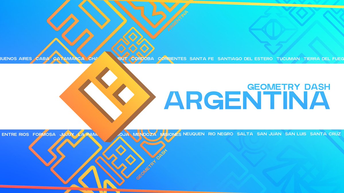 Banner para el servidor de Geometry Dash Argentina