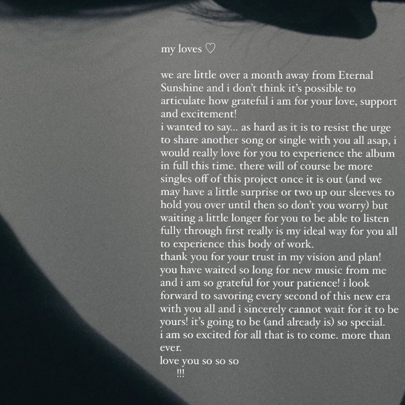 sleepdivine's tweet photo. i’m so excited for this omg !!! ariana excitement makes it even more special, i have full trust in her artistry vision i’m sure we’ll have fun <3 https://t.co/CULkk4XvZU