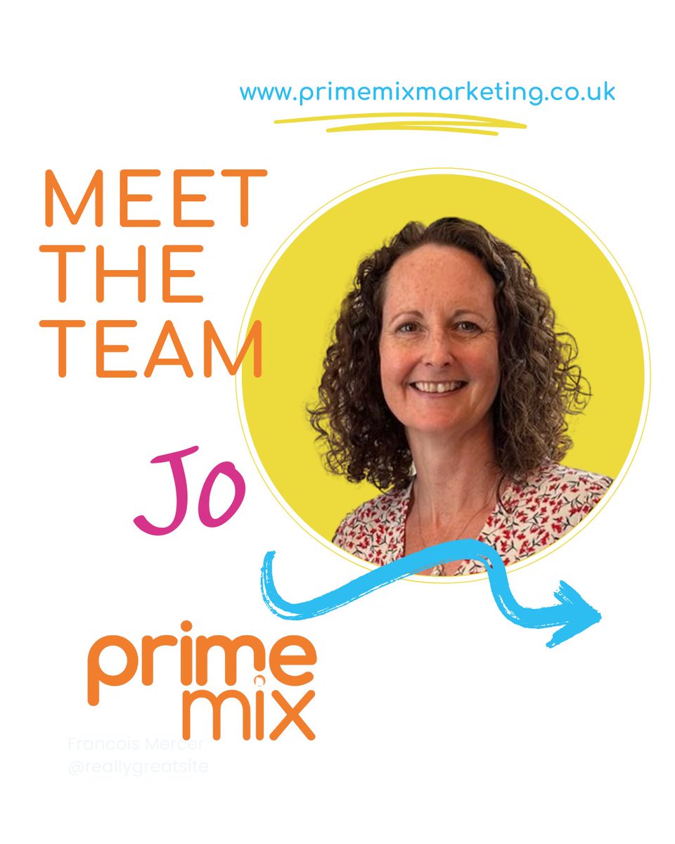 PrimeMixMktg's tweet photo. Meet the Team ... Jo Morgan 💫
Jo enjoys the more strategic side of marketing, creating marketing plans and working with the wider business to improve both internal and external marketing.
#marketingprofessional #marketingstrategist #creativemarketer #worcestershirehour https://t.co/zf66xXZW2v