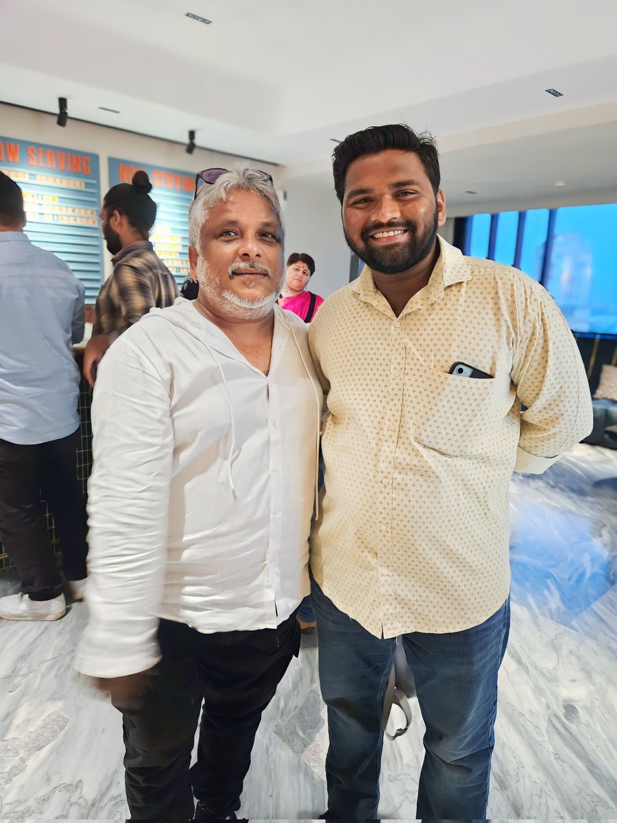 Clicked with Director @sudiptoSENtlm at Great & Meet of #Bastar Teaser Preview, As we had very Good & Sensitive Conversation post Screening about its Topic. all the best Sir #Bastar #SudiptoSen