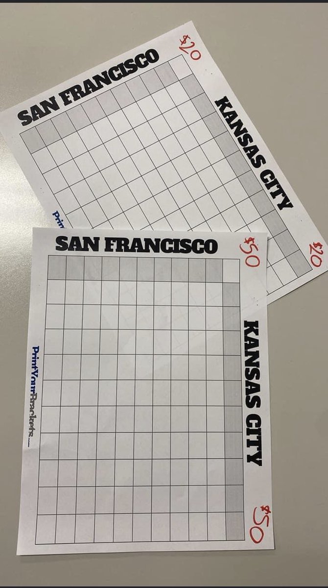 CHSBisonBaseball (@bisonchs) on Twitter photo Super Bowl Squares Fundraiser for our baseball team!
Payouts
$20: $100/$200/$100/$400
$50: $200/$300/$200/$500
I feel we need <a href="/PatMcAfeeShow/">Pat McAfee</a> to get a square to boast our celeb status and earn our board some legit cool points! Super Bowl Squares Fundraiser for our baseball team!
Payouts
$20: $100/$200/$100/$400
$50: $200/$300/$200/$500
I feel we need <a href="/PatMcAfeeShow/">Pat McAfee</a> to get a square to boast our celeb status and earn our board some legit cool points!