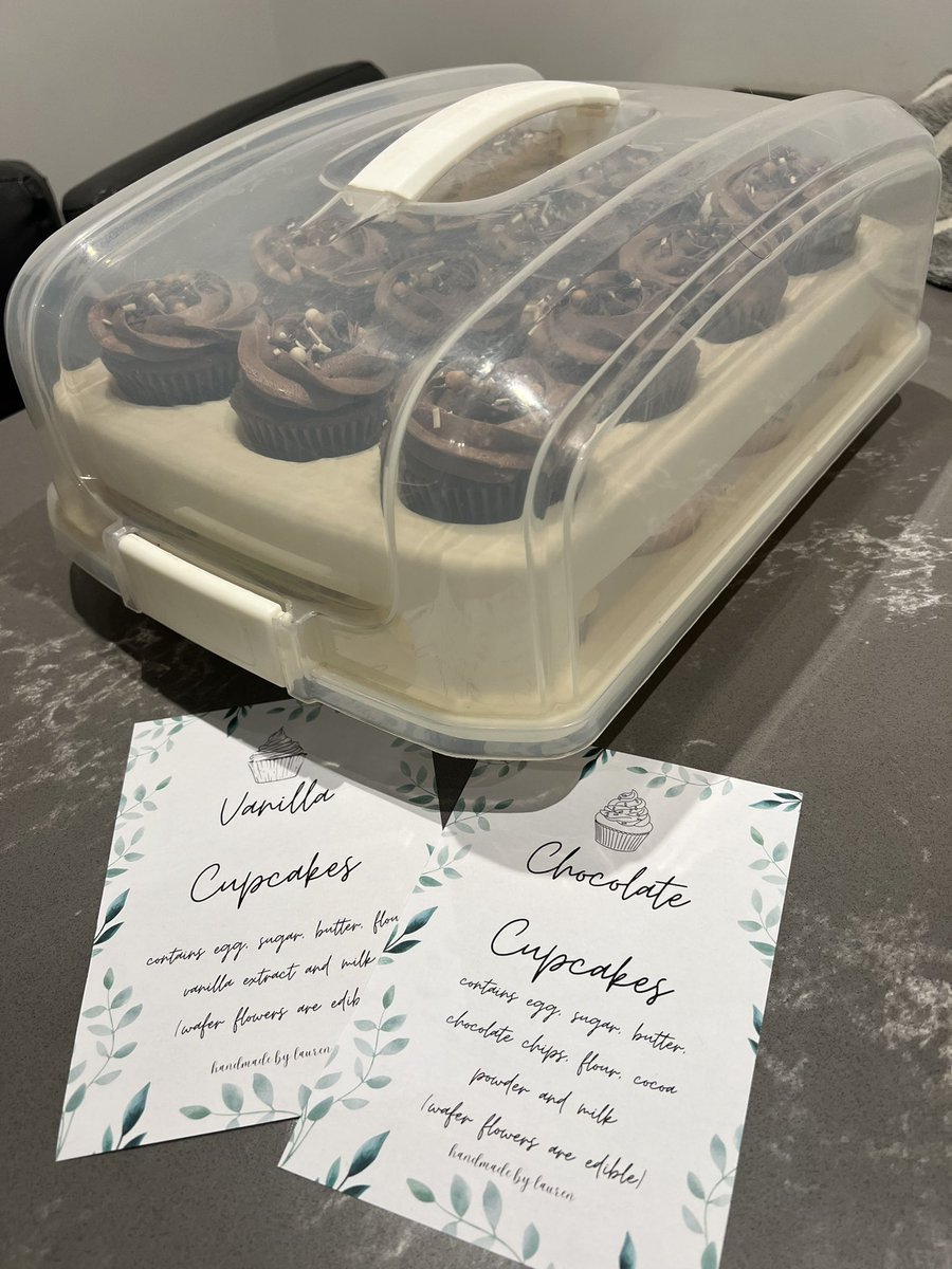 CarrieMerry's tweet photo. Cakes ready for the cuppa for cancer care at Viking Day Unit tomorrow raising money for @HfTcharity 
Thank you @Lauren_merry_  for making them for us. 
If any of my lovely colleagues are passing please pop in for a cuppa and a cake @ekhuft https://t.co/OwxrwsWmY0