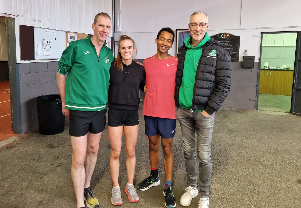 TogherAC's tweet photo. On bank holiday Monday these athletes competed in the Munster indoor track championships in Nenagh. Senior coach Tony Kelleher was there to provide support and advice. It was the first time these athletes took part in this event and judging by their smiles they'll do it again! https://t.co/v6gjVUxSfw