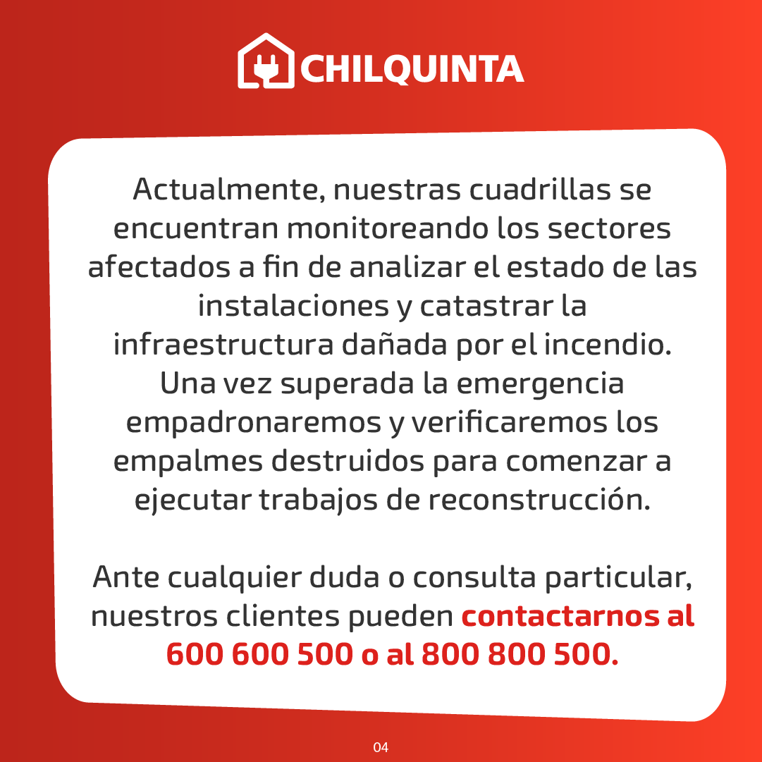 Chilquinta's tweet photo. 🛑 A raíz de la emergencia que enfrenta la Región de Valparaíso, te invitamos a revisar esta información: https://t.co/TuU70nMN55