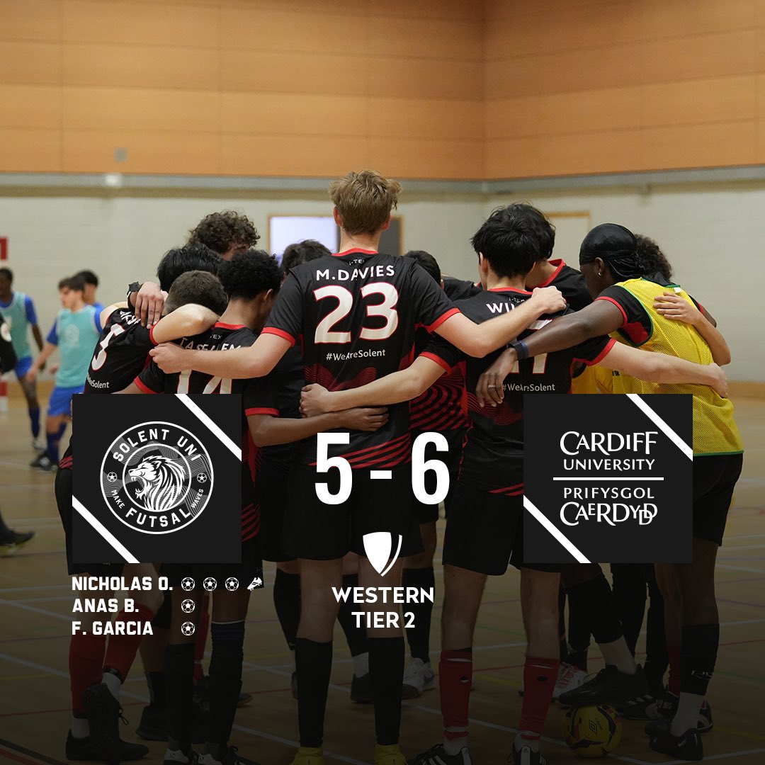 solent_futsal's tweet photo. 🦁 Results from the weekend.

The 1's travelled away to face @CityUniLondon 1s and got an important win, securing maintenance in the league.

The 2's fought hard, coming back from a 4-0 deficit, only to be edged out by @cardiffuni 2's with a late goal.

#UptheLions https://t.co/YFmFfPXEFG
