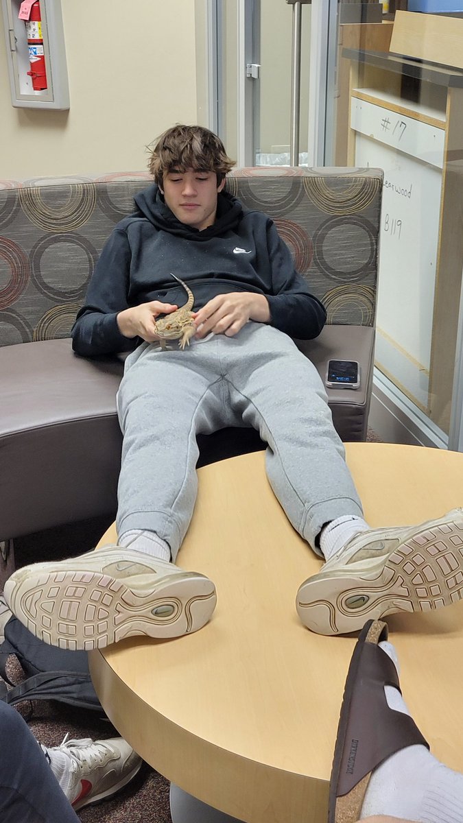 ALHSMediaCenter's tweet photo. Hanging out with the boys 12th period https://t.co/fHGc9wtsSm