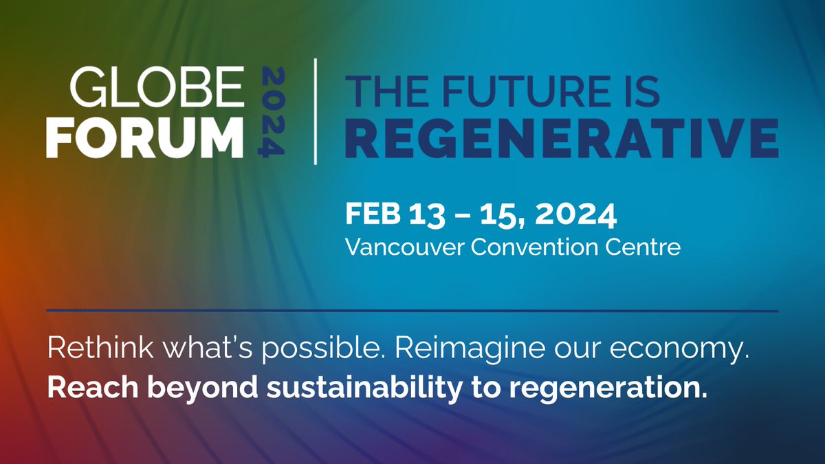 .@CanGeo is thrilled to be featuring our #NetworkofNature and our #LiveNetZero programs at @GLOBE_Series in #VancouverBC, Feb 13-15, 2024. #GLOBEForum24

globeseries.com/forum/