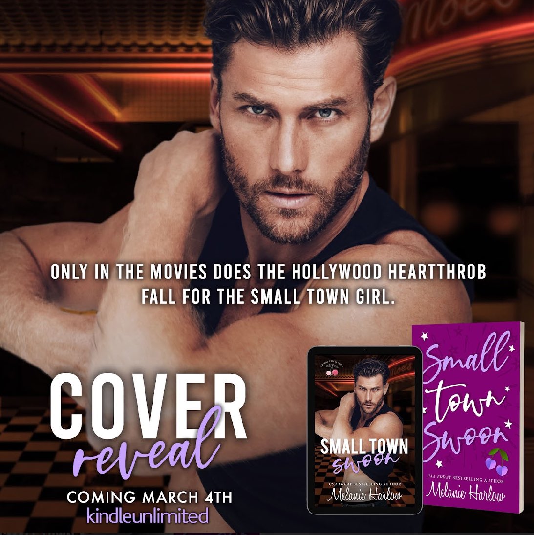 SMALL TOWN SWOON,  a steamy new best friend’s brother, small-town #romance from #MelanieHarlow, is #comingsoon on March 4th! I've got the #coverreveal #ontheblog! ~Danielle

REVEAL bit.ly/495p7c4
PREORDER pge.me/SmallTownSwoon