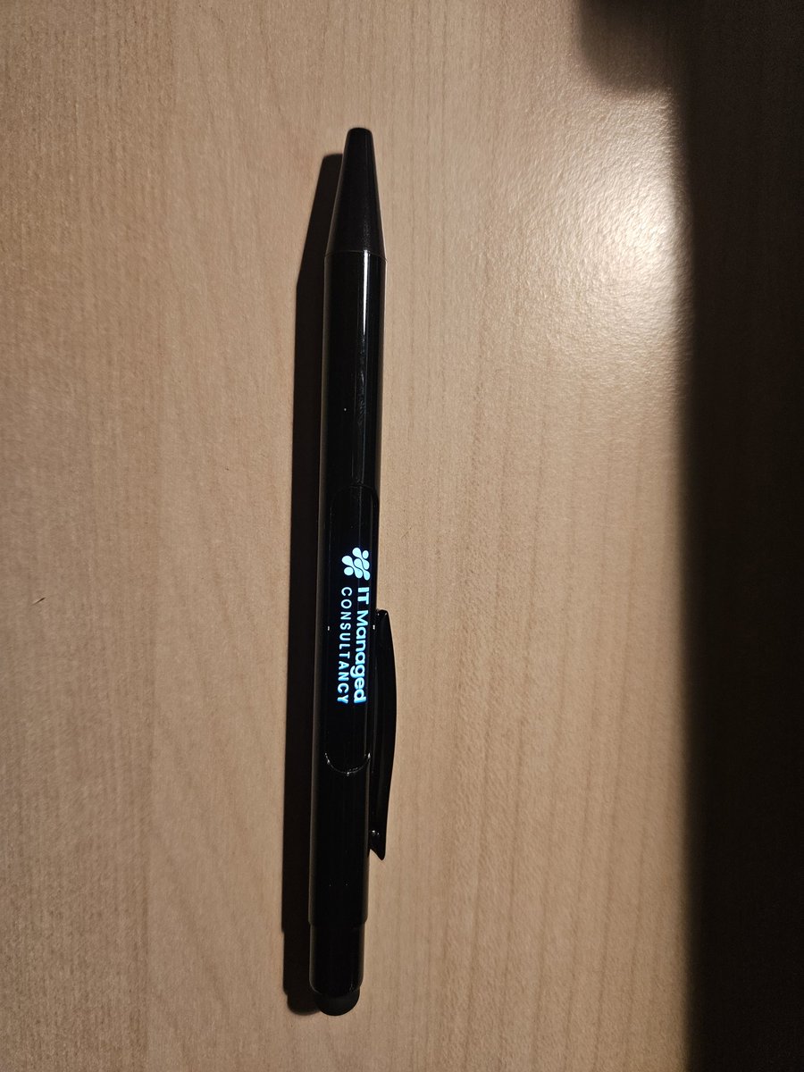 Light up pen from @ITManagedltd 😎 #WorcestershireHour