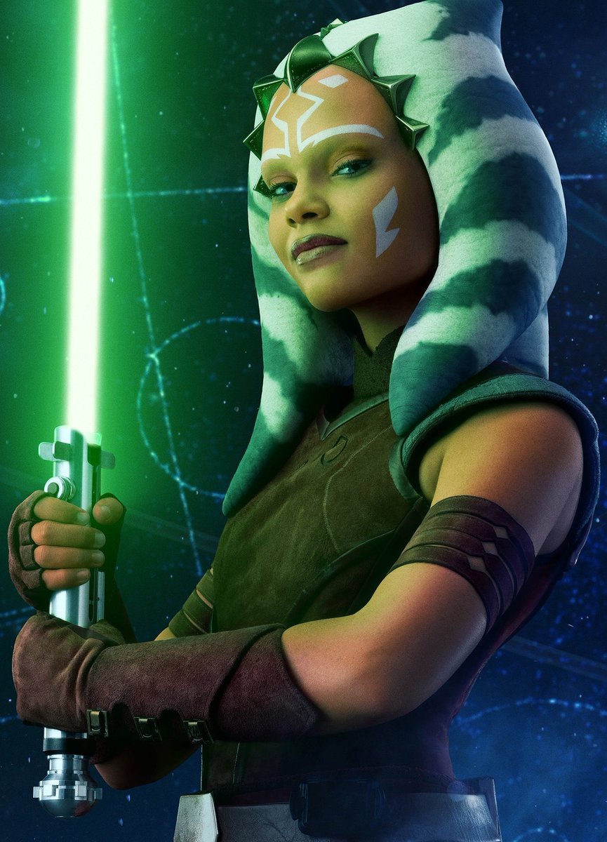 isabellaamidala's tweet photo. I’ve seen a lot of people complaining that they think the actress cast for young Ahsoka was too young. 

During TCW Ahsoka is 14-17. Ariana Greenblatt was 15 during filming. 

If it makes you uncomfortable that she’s a child soldier… that’s the whole point. https://t.co/kPHQV7ruvM