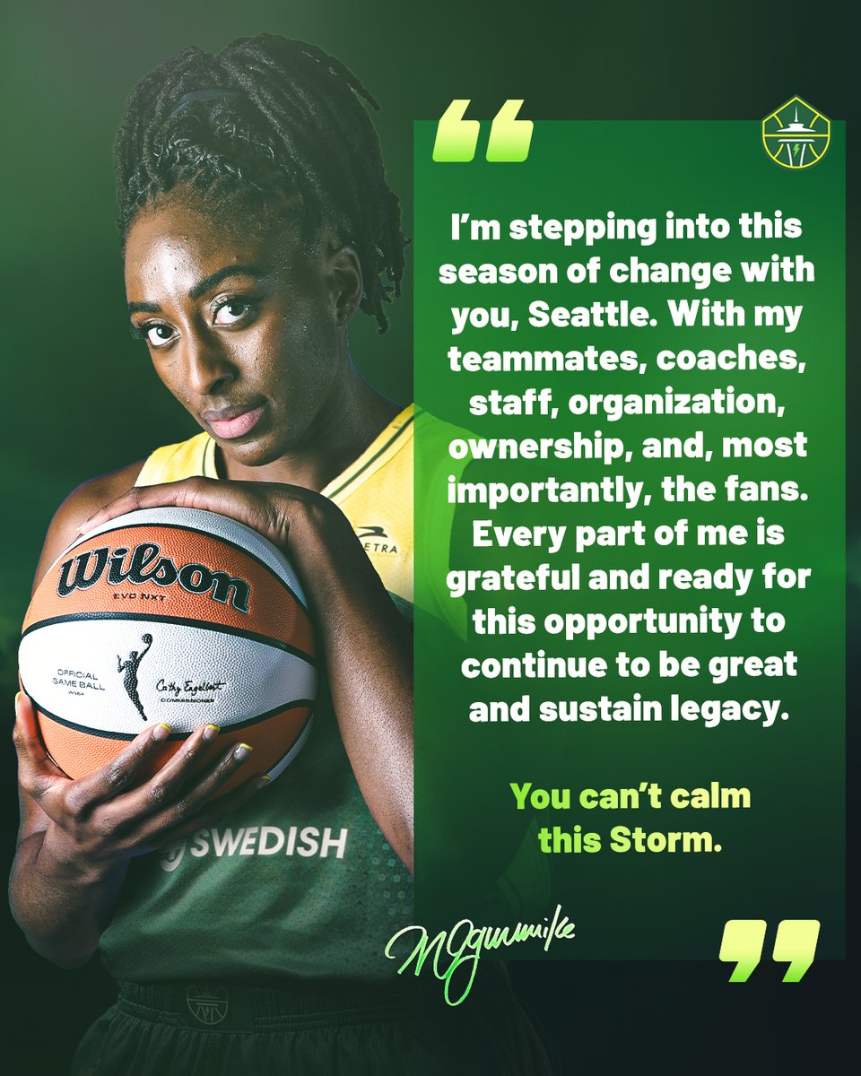 seattlestorm's tweet photo. You can't calm this Storm ⛈️

#PNnW https://t.co/flHO0un7hz