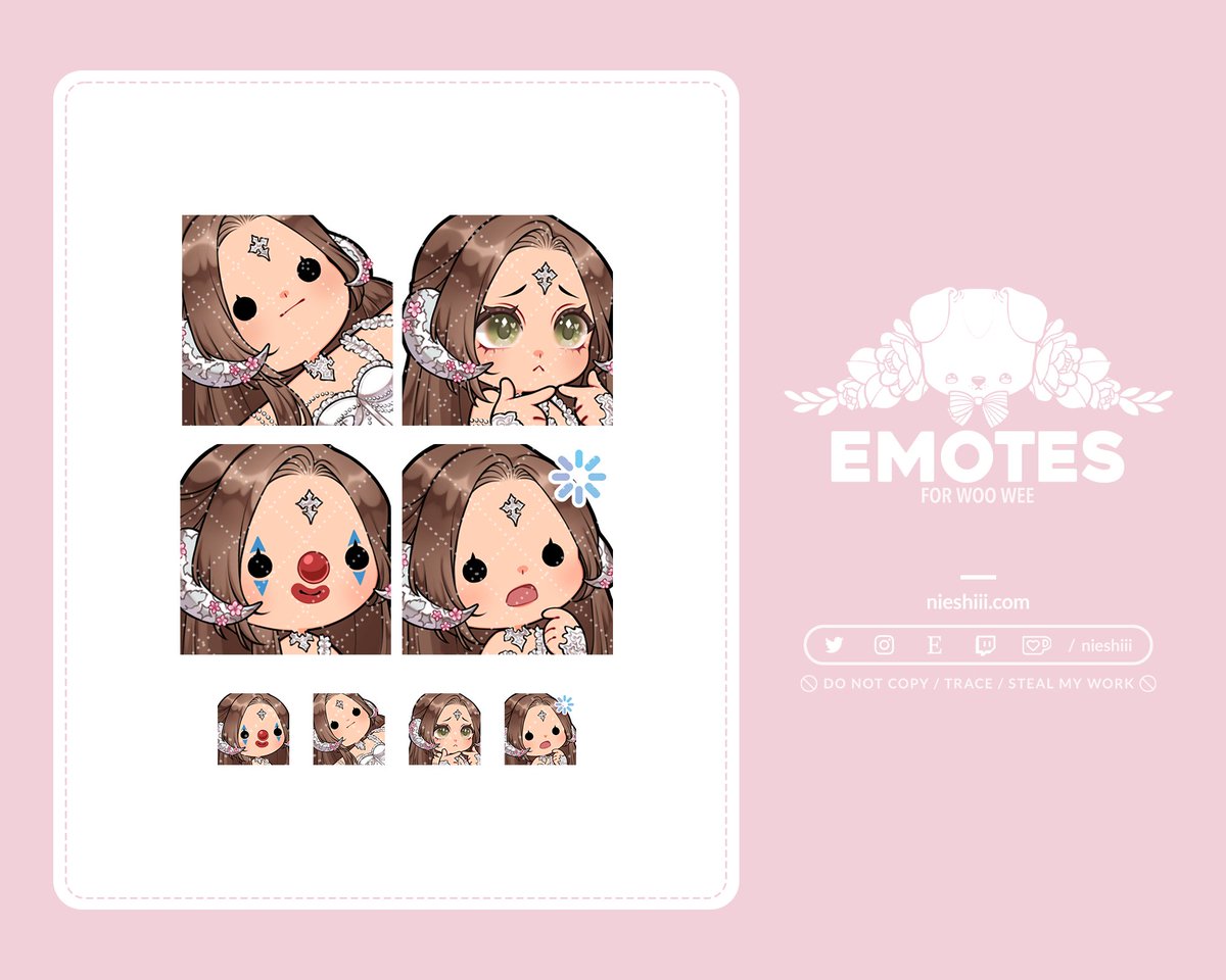 Emotes for woowee ☺️✨ Love those ff characters 😸
