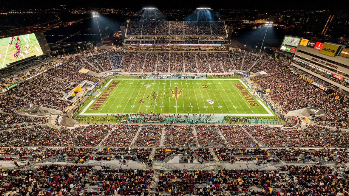 AGTG🙏🏾 After a great conversation with <a href="/KennyDillingham/">Coach Dillingham</a>  I am blessed to receive an offer from Arizona state university 🔱