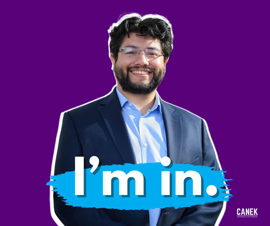 I'm excited to announce that I'm running for re-election to continue serving Alexandria.  Together we've made tremendous progress in building a more inclusive community, but there's still more work to do. canekforcouncil.com