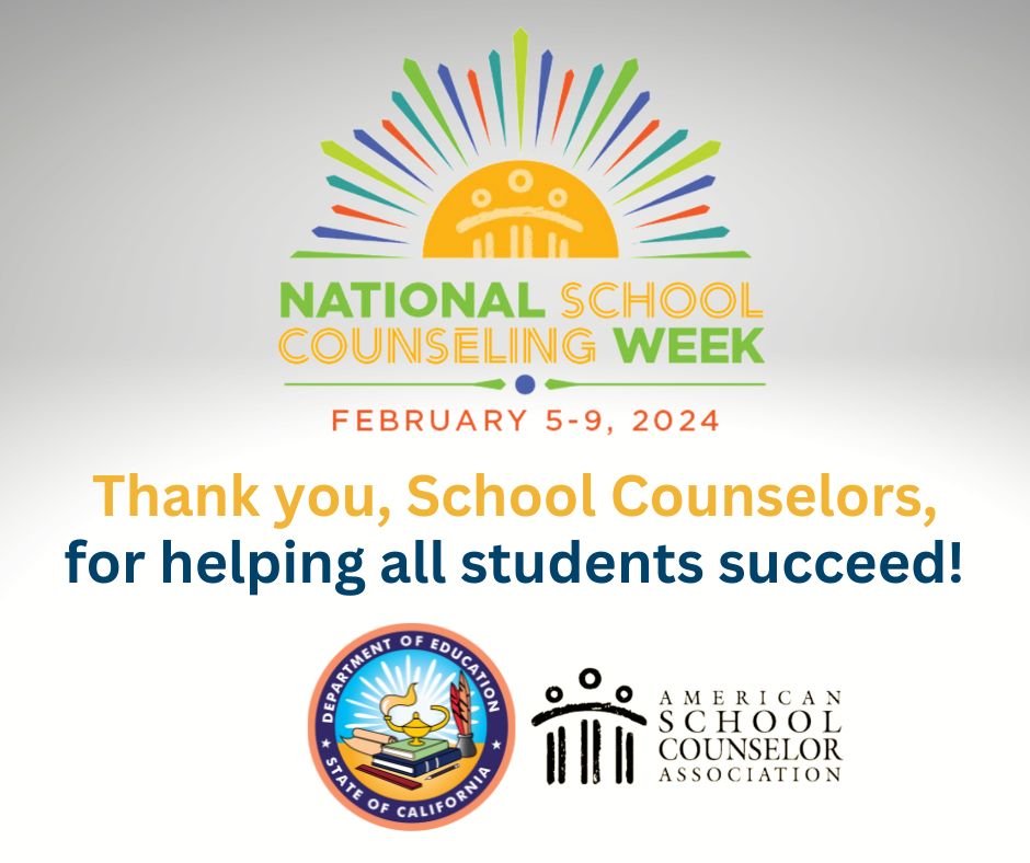 CA Department of Education tweet media