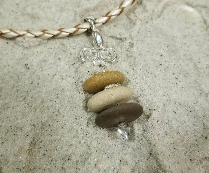 Cream, brown, and tan stone stacker necklace. Click link in profile. 

Shop Small Business!  Enter EARLYBIRD during checkout for 10% off. 

#etsygifts #etsyfinds #shopsmall #jewelry #handmade #unique #beachjewelry #sterlingsilverjewelry #seaglass #beachglass #customjewelry