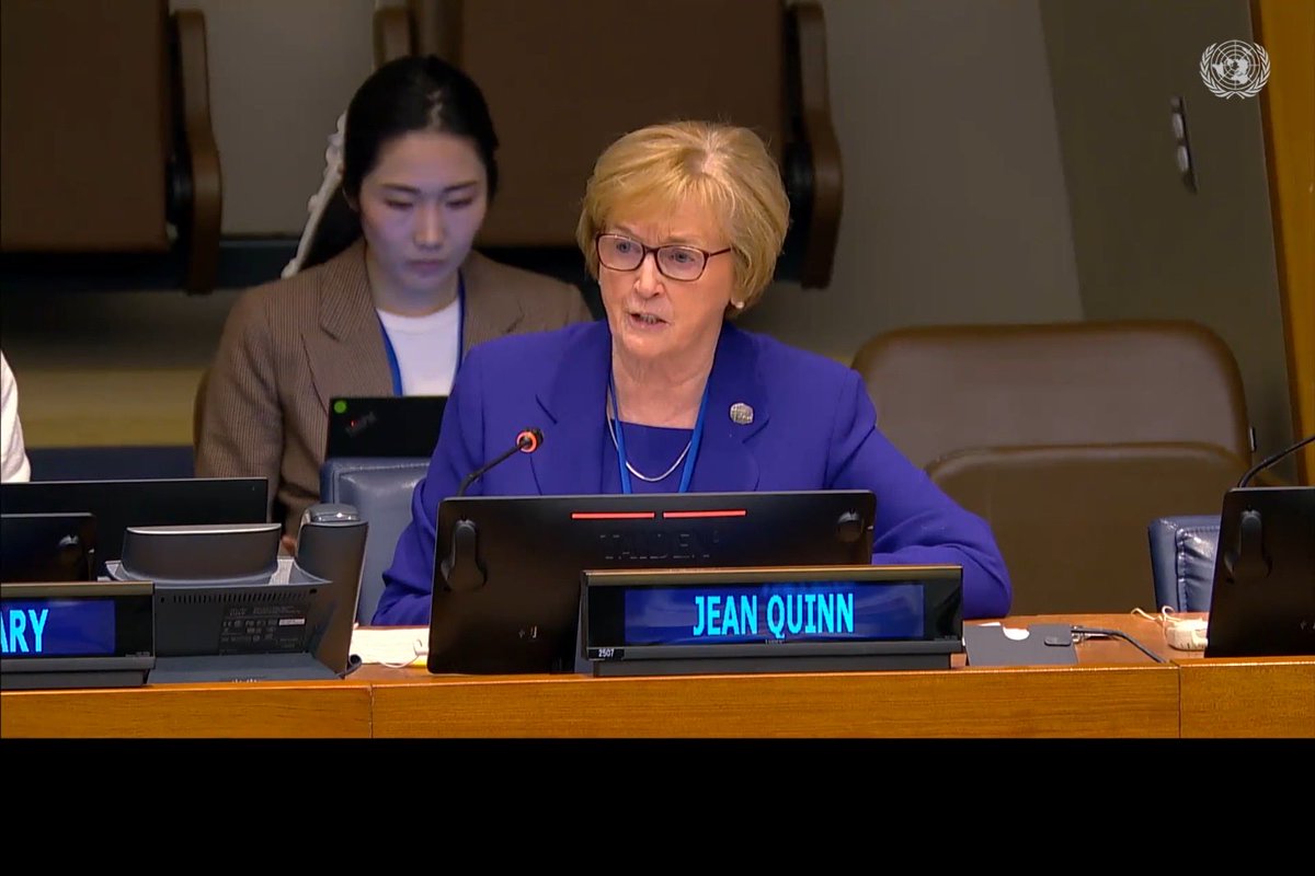 Speaking on behalf of Civil Society at the opening session of the Commission for Social Development bringing a focus to children especially those experiencing poverty globally “don’t talk about us without us”⁦<a href="/NGOCSocD/">NGO Committee for Social Development</a>⁩ ⁦⁩⁦<a href="/JCoR2030/">JCoR (Justice Coalition of Religious)</a>⁩ ⁦<a href="/uisg_superiors/">UISG International Union of Superiors General</a>⁩