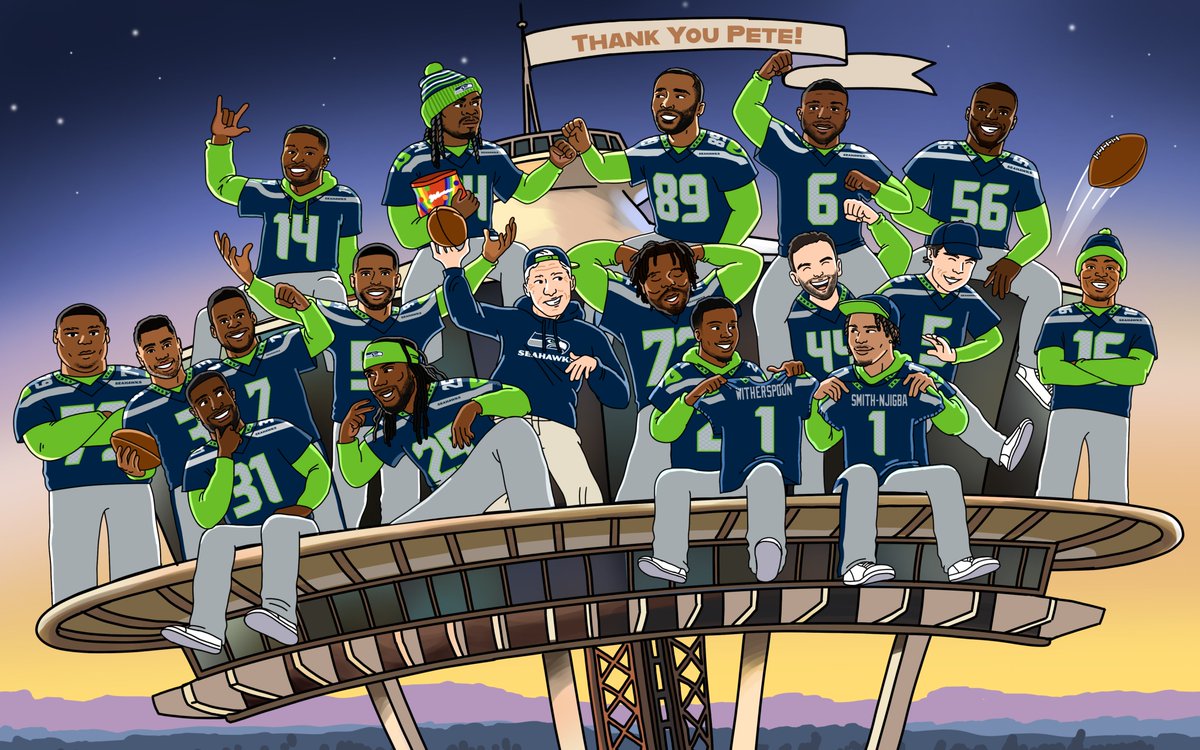 Katie Kordesh (@katiekordesh) on Twitter photo My latest illustration for the <a href="/Seahawks/">Seattle Seahawks</a> 🏈💚💙 more at katiekordesh.com/social-media-i… My latest illustration for the <a href="/Seahawks/">Seattle Seahawks</a> 🏈💚💙 more at katiekordesh.com/social-media-i…