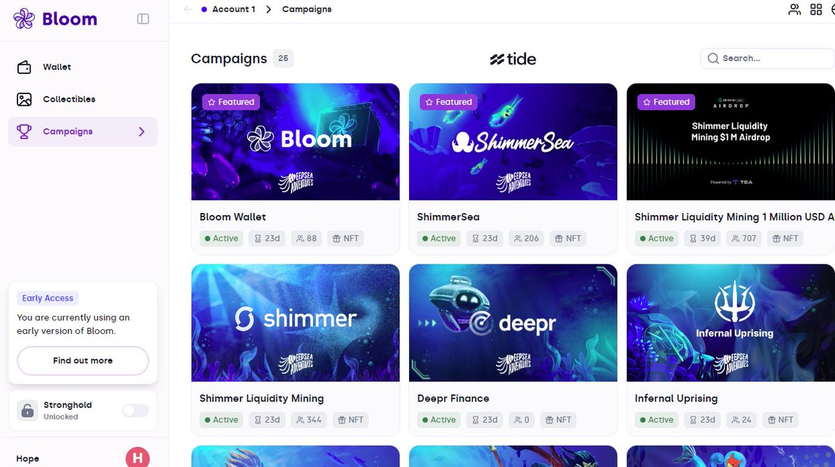 Qvothe's tweet photo. This Bloom wallet from @bloomwalletio looks amazing, looking forward to use it as my regular wallet, the user interface is beautiful and really intuitive! https://t.co/rPpb9wDAeO