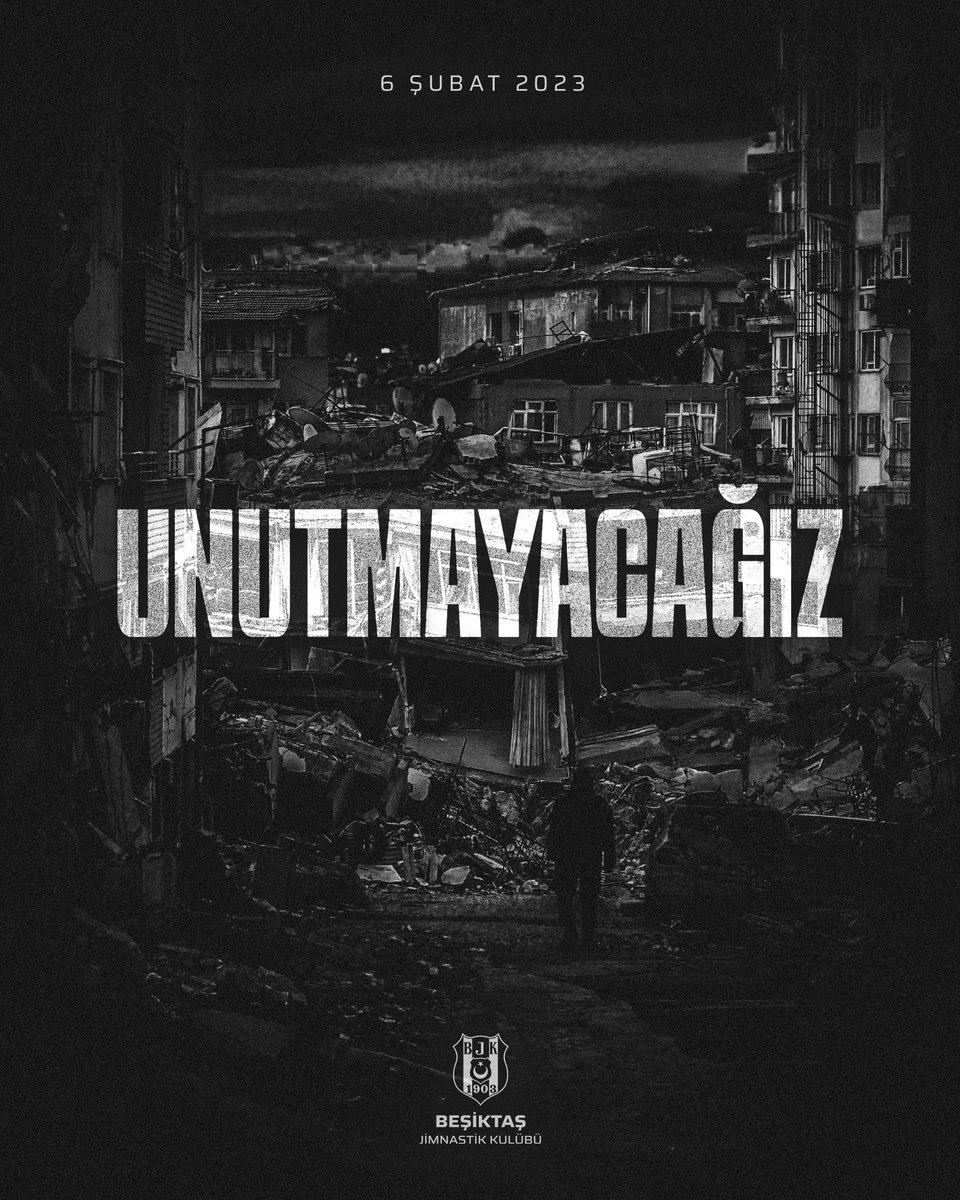 Unutmadık. Unutmayacağız.

Geçtiğimiz yıl yaşanan büyük felaketin yıl dönümünde, yaşamını yitiren vatandaşlarımıza Allah'tan rahmet, ailelerine ve yakınlarına sonsuz sabır diliyoruz. 

Beşiktaş JK olarak depremden etkilenen tüm vatandaşlarımızın her zaman yanında olacağımızı