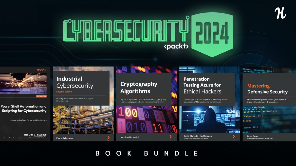 humble's tweet image. Ready to level up your cybersecurity skills? Get 20+ on topics like:

🔐Cryptography
🚨Threat detection engineering
🛡️Penetration testing

And more! Pay what you want for this trove of career-boosting knowledge &amp;amp; help support @SpecialEffect!

bit.ly/3Ovvopf