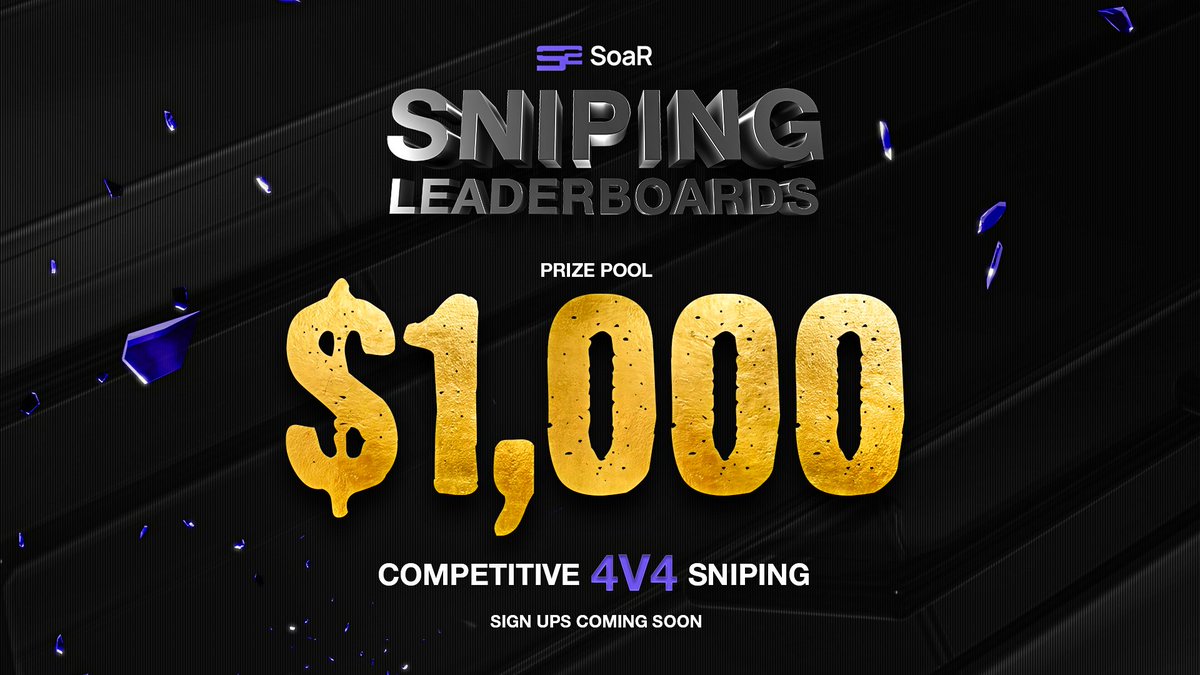 the SoaR Sniping Leaderboards 🎯

we're hosting a #MW3 4v4 competitive tournament for all you snipers out there to try to bring back a classic remnant of the old MW2 comp sniping.. for the COMMUNITY.

sign ups &amp; website coming soon. who's interested?