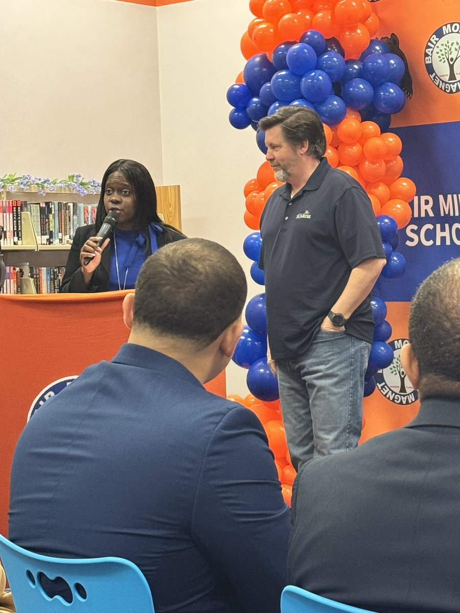 Thank @SuptlicataP and @browardschools for a successful Ribbon cutting ceremony for the newly renovated Media Center at Bair Middle school. Thank you to everyone who attended and made this event a success. @BcpsCentral_ @baugh_dr90223 #Newmediacenter #BairMiddle #THEBair