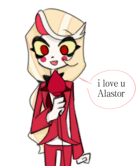 ynlilith's tweet photo. #HazbinHotel #charlastor 
偷偷表白被抓包... https://t.co/uLYflilbun