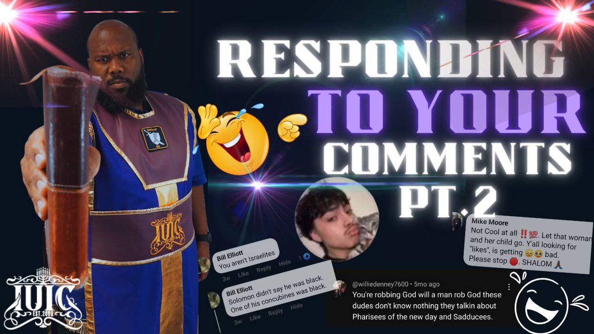 Responding to your comments Pt.2

Tune in to the latest video premiere from IUIC Bakersfield this Tuesday the 6th at 12:30 PM PST
Video Link<> youtu.be/jr7AskHC-mQ?si…

WATCH📺 COMMENT💬 SHARE🔄 LIKE👍🏿 SUBSCRIBE🛎
………….………………….……..

Call us at 855-484-4842 ext. 7056