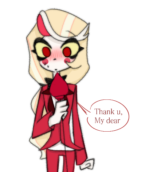ynlilith's tweet photo. #HazbinHotel #charlastor 
偷偷表白被抓包... https://t.co/uLYflilbun