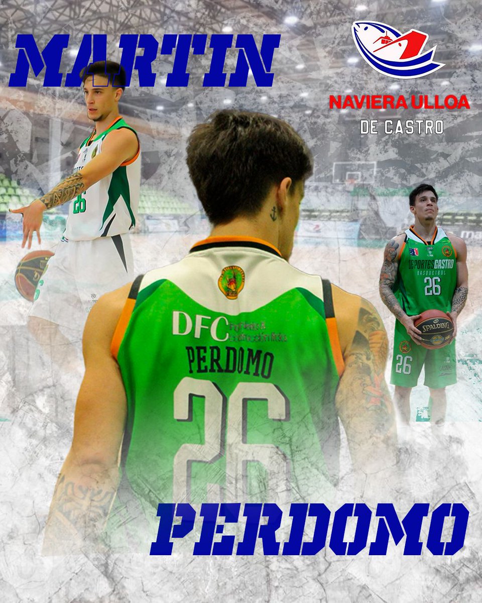 🇨🇱 <a href="/liga_nacional/">LNB Chile</a>

MARTIN PERDOMO ✍️🏼Firma con <a href="/deportescastro/">Club Deportes Castro</a>

¡Muchas Felicidades Gatito 💪🏼!

👤 <a href="/martinperdomo7/">ⓜⓐⓡⓣⓘⓝ</a>

#LNB2024🇨🇱 II #TeamRoca🏀