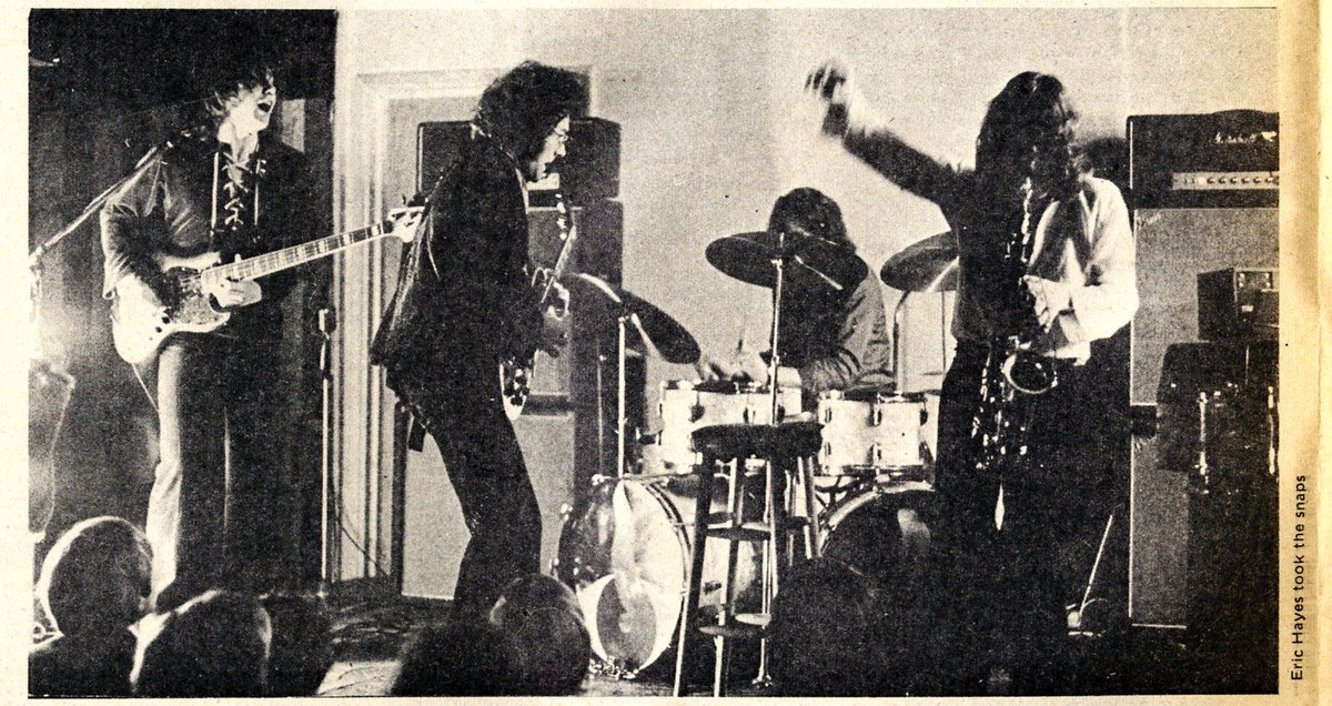 Fab pic of King Crimson, from 1969 I think. Fripp stands and rocks out! <a href="/thesidsmith/">Sid Smith</a>, have you seen this one before?