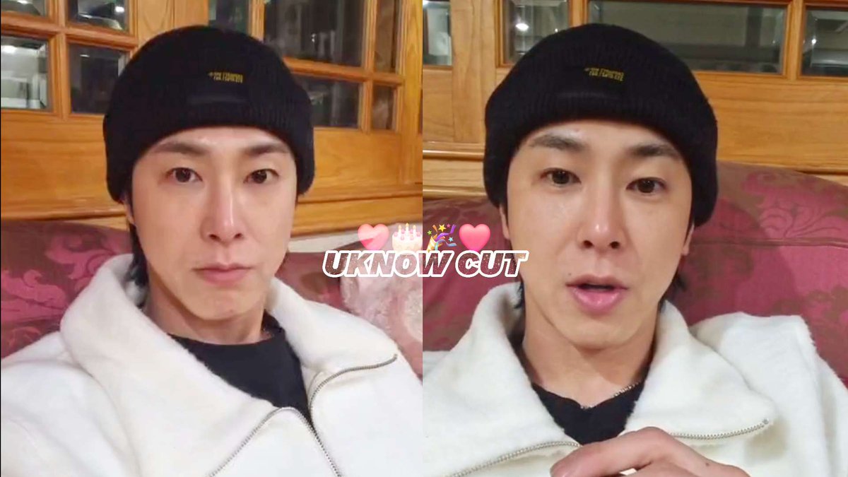 TIMESLIP2's tweet photo. 240206 유노윤호🎉 인스타그램 라이브
#ユンホ #유노윤호 #U_KNOW
#TVXQ #東方神起 #동방신기 #Tohoshinki 생일축하해🎂🎉
https://t.co/Ub9IdBXqXG https://t.co/4gAc7dlRN0