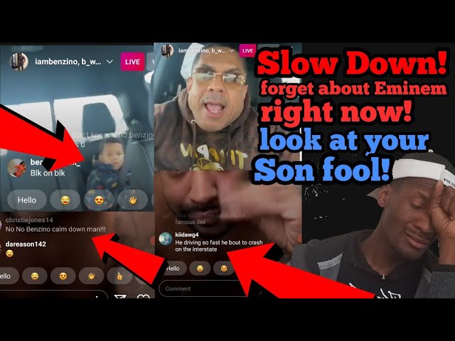 Benzino Meets A Stan, Road Rage with Son in Car while Arguing With Stan. (Eminem's Stan Video Smh😮)

youtu.be/5iJR85AhLkw