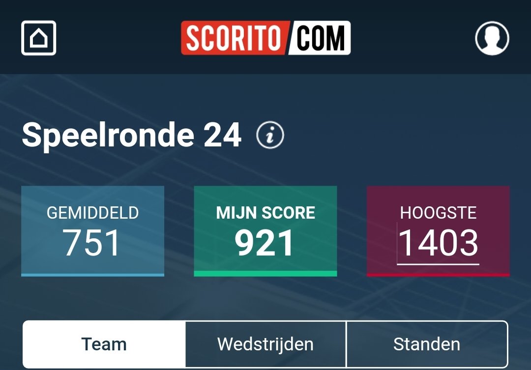 r0ttes's tweet photo. 921 niet slecht voor de 1e ronde.  +2.1%  #scorito #kkd https://t.co/YEpO4474PX
